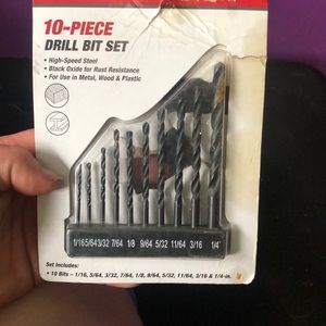 10 piece drill bit set
